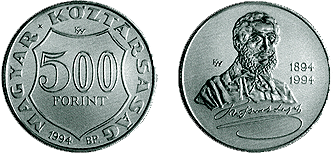 Kossuth Lajos halálának 100. évfordulója - ezüstérme