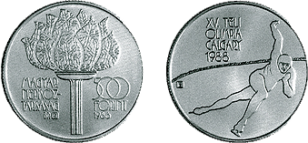 Téli Olimpiai Játékok - Calgary 1988 - ezüstérme
