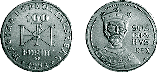 I. István születésének 1 000. évfordulója - ezüstérme