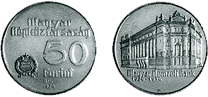 1974 A Magyar Nemzeti Bank Megalakulásának 50. Évfordulója - Ezüstérme